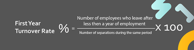 First year turnover rate