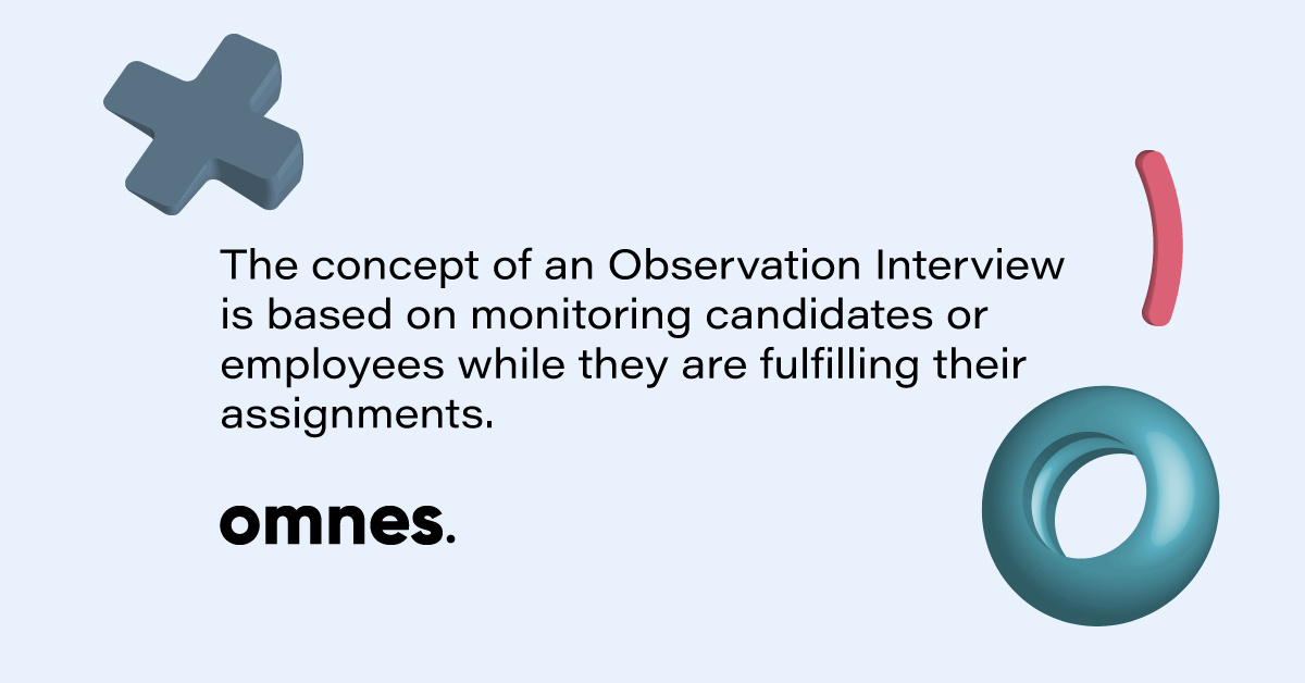 what is observation interview