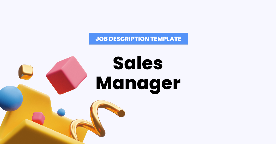 sales manager job description template