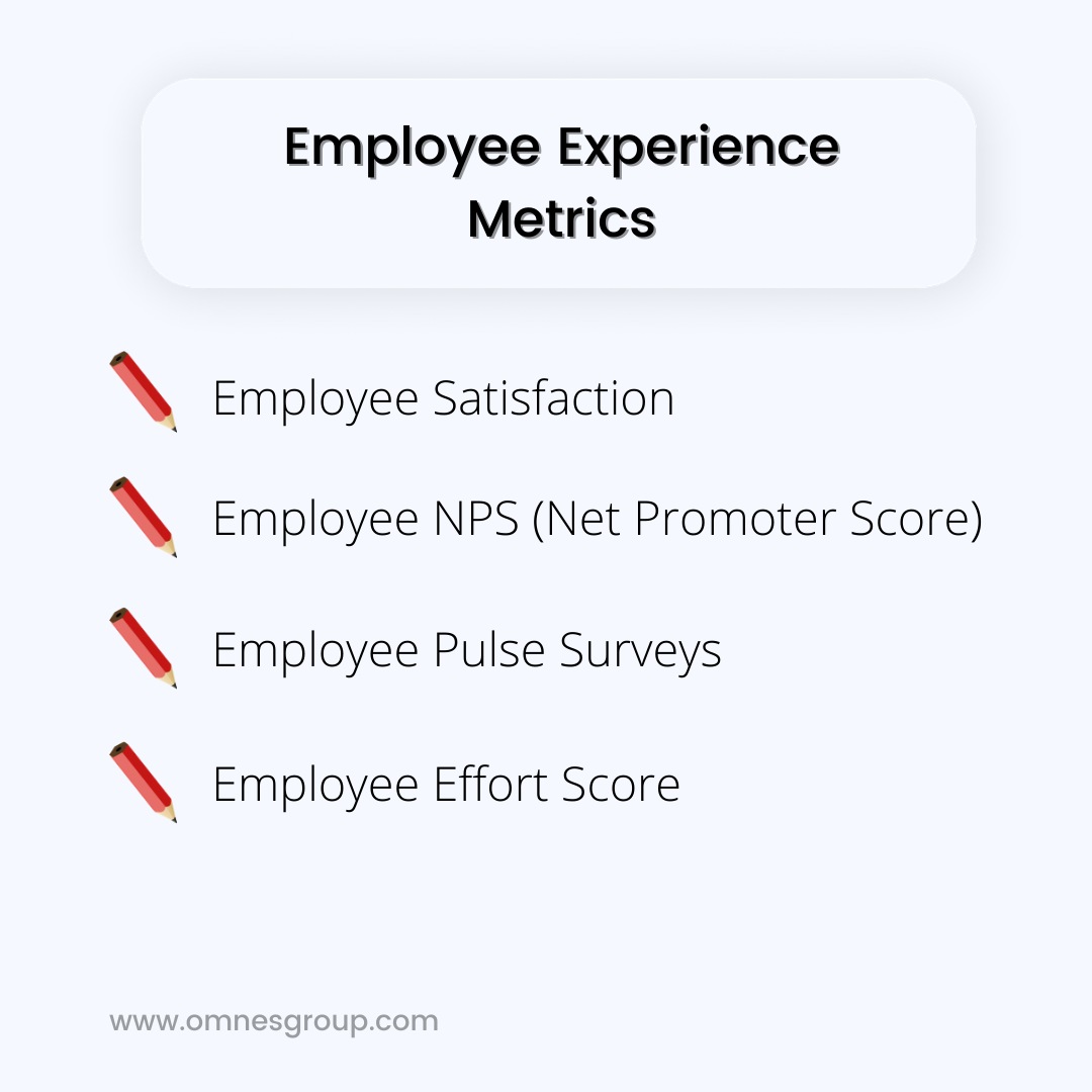 employee experience metrics