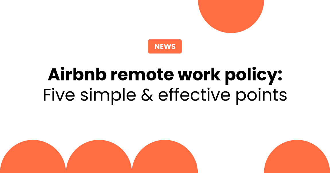 Airbnb remote work policy
